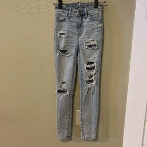 American Eagle super hi-rise jegging